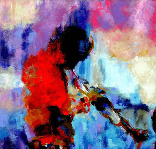 Framed Art Blue Note Form by Andrew Nichols | 24 x 30