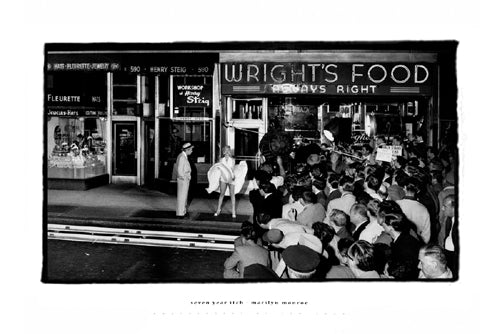 Framed Art The Seven Year Itch: Marilyn Monroe by Sam Shaw | 24 3/8 x 36 ½ Art...