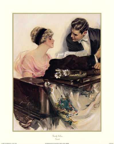 Framed Art Family Values: Serenade by Harrison Fisher | 20 x16