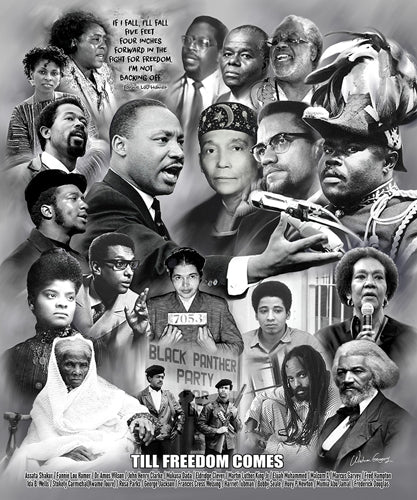 Till Freedom Comes by Wishum Gregory | 11 x 8 ½ Fine Art Print