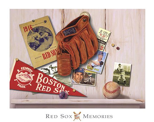 Framed Art Red Sox Memories by Robert Downs | 16 x 20