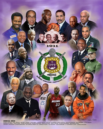 Omega Men by Wishum Gregory | 11 x 8 ½ Fine Art Print