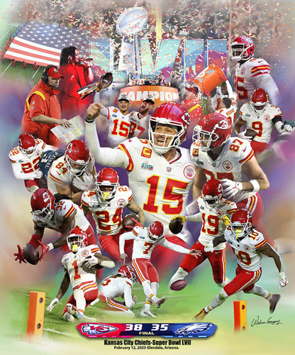 Kansas City Chiefs: Super Bowl LVII by Wishum Gregory