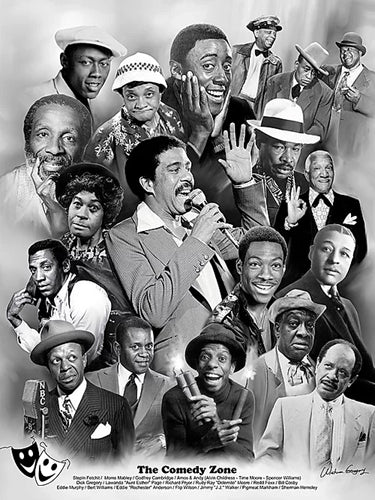 Framed Art The Comedy Zone by Wishum Gregory | 11 x 8 ½