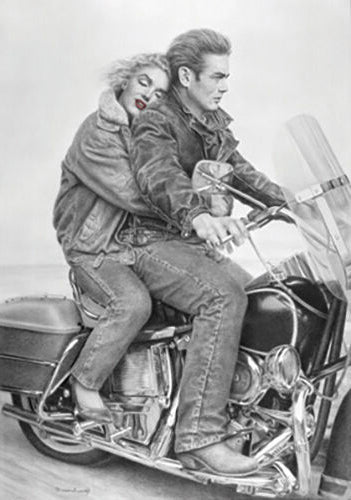 Marilyn Monroe & James Dean: Speedbound by Paul Gassenheimer