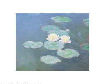 Nympheas Effet du Soir by Claude Monet | 16 x 20 Fine Art Print