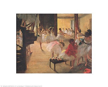 Ballet School by Edgar Degas | 16 x 20 Fine Art Print