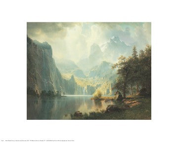 In the Mountains by Albert Bierstadt | 16 x 20 Fine Art Print
