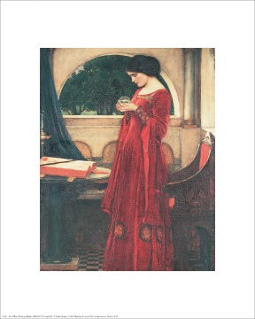 The Crystal Ball by John William Waterhouse | 20 x 16 Fine Art Print
