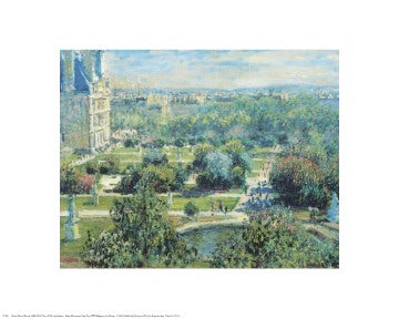 View of Tuileries Gardens by Claude Monet | 16 x 20 Fine Art Print