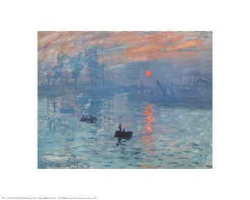 Impression, Sunrise (Blue) by Claude Monet | 16 x 20 Fine Art Print