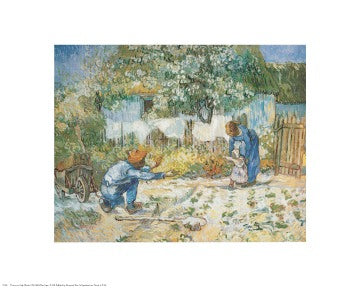 First Steps by Vincent van Gogh | 16 x 20 Fine Art Print