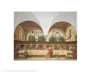 Last Supper by Domenico Ghirlandaio | 16 x 20 Fine Art Print