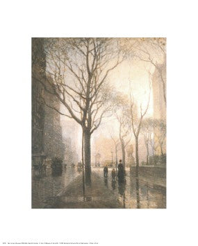 Plaza After the Rain by Paul Cornoyer | 20 x 16 Fine Art Print