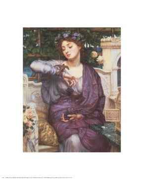 Libra and Her Sparrow, 1907 by Edward John Poynter | 20 x 16 Fine Art Print