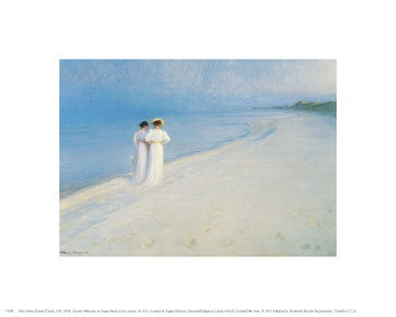 Summer Afternoon on Skagen Beach by Peter Severin Kroyer