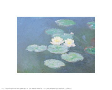 Nympheas Effet du Soir by Claude Monet | 8 x 10 Fine Art Print