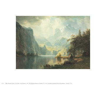 In the Mountains by Albert Bierstadt | 8 x 10 Fine Art Print