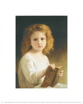 The Story Book by William-Adolphe Bouguereau | 10 x 8 Fine Art Print