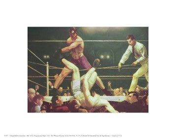 Framed Art Dempsey and Firpo by George Bellows | 8 x 10