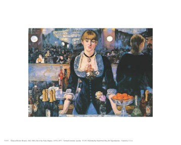 Bar at the Follies Bergere by Edouard Manet | 8 x 10 Fine Art Print