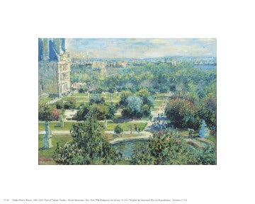View of Tuileries Gardens by Claude Monet | 8 x 10 Fine Art Print