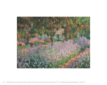 The Artist's Garden at Giverny, 1900 by Claude Monet
