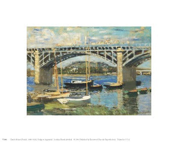 Bridge at Argenteuil by Claude Monet | 8 x 10 Fine Art Print