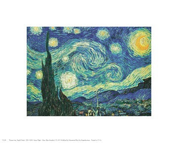 Starry Night by Vincent van Gogh | 8 x 10 Fine Art Print