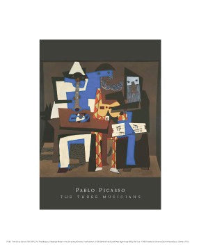 The Three Musicians by Pablo Picasso | 10 x 8 Fine Art Print