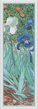 Iris (Detail) by Vincent van Gogh | 39 3/8 x 13 3/4 Fine Art Print