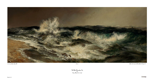 The Much Resounding Sea by Thomas Moran | 20 ½ x 39 ¾ Fine Art Print