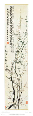 Plum Blossoms by Chin Nung | 35 1/4 x 10 Fine Art Print