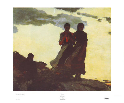 Framed Art Early Evening by Winslow Homer | 21 x 25 1/8