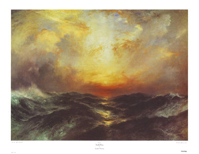 Framed Art Seascape, 1906 by Thomas Moran | 28 x 36