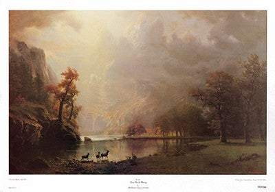 Sierra Nevada Morning by Albert Bierstadt | 28 x 40 Fine Art Print