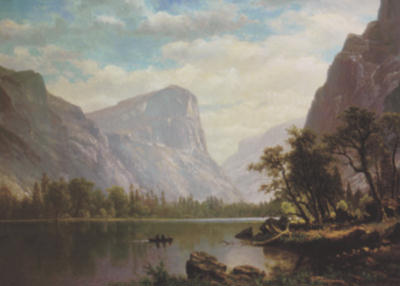 Mirror Lake, Yosemite Valley by Albert Bierstadt | 14 x 19 1/2 Art 