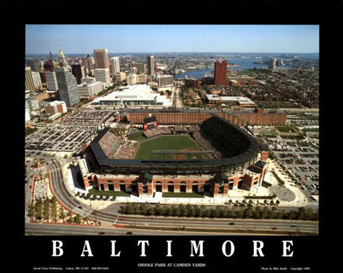 Baltimore, Maryland - Camden Yards by Mike Smith | 22 x 28 Fine Art Print