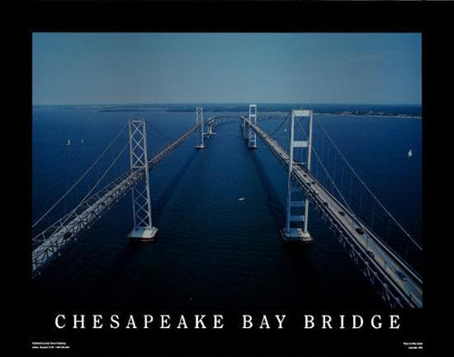 Chesapeake Bay Bridge by Mike Smith | 22 x 28 Fine Art Print