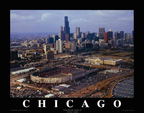 Chicago, Illinois - Soldier Field 1924-2002 by Mike Smith