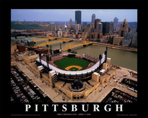 Pittsburgh, Pennsylvania - PNC Park by Mike Smith | 22 x 28 Fine Art Print
