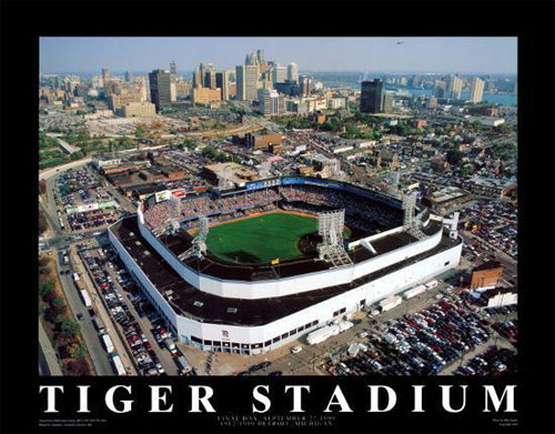 Tiger Stadium - Detroit, Michigan by Mike Smith | 22 x 28 Fine Art Print