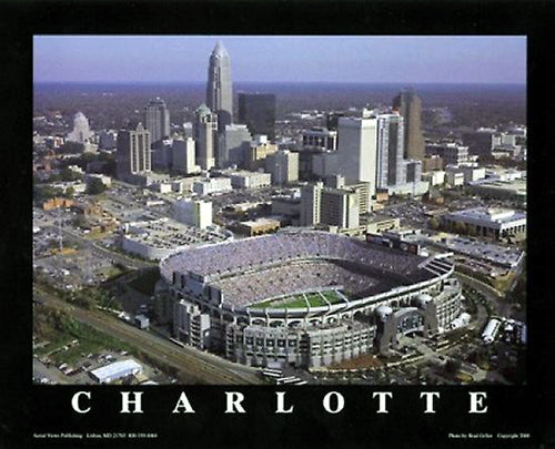 Charlotte, North Carolina - Panthers at Ericsson Stadium by Brad Ge