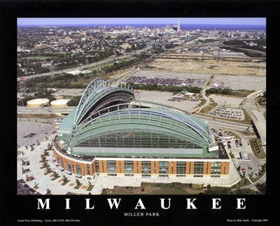 Milwaukee, Wisconsin - Brewers at Miller Park by Mike Smith