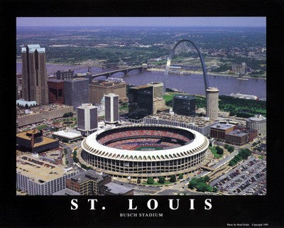 St. Louis, Missouri - Cardinals at Busch Stadium by Brad Geller