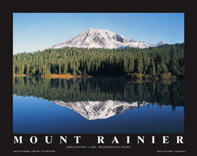 Mount Rainier, Reflection Lake, Washington by Mike Smith