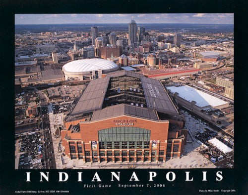 Indianapolis Colts, Lucas Oil Stadium, Indiana by Mike Smith