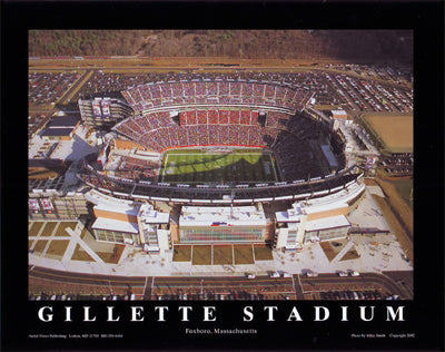 Framed Art Gillette Stadium - Foxboro, Massachusetts by Mike Smith