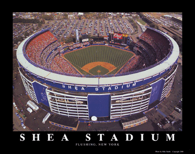 Framed Art Shea Stadium - Flushing, New York by Mike Smith | 8 x 10