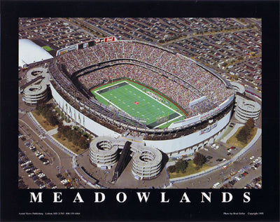 Framed Art Meadowlands - NY Jets at Giants Stadium, East Rutherford, NJ by Mik...